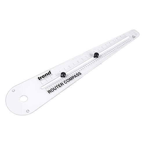 Router Compass for Precise Circle and Arc Cutting, R/COMPASS/A