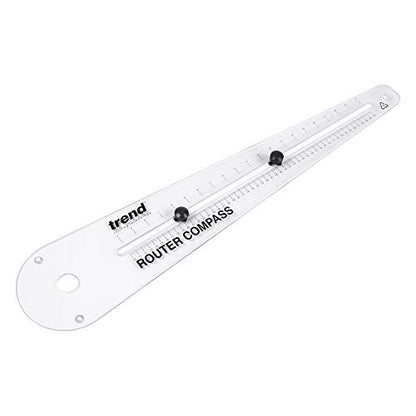 Router Compass for Precise Circle and Arc Cutting, R/COMPASS/A