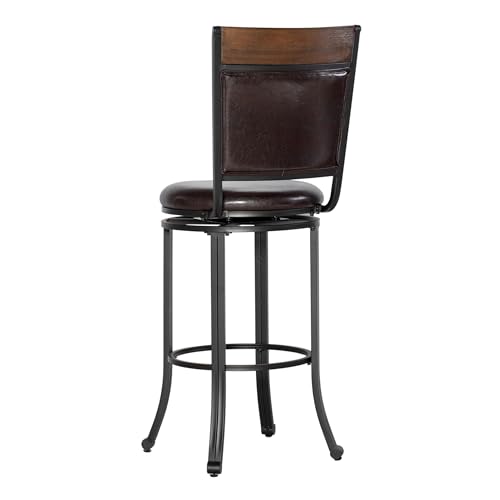 Powell Furniture Franklin Swivel Oak Wood Bar stool