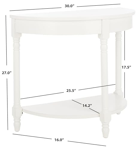 SAFAVIEH American Homes Collection Randell Shady White Console Table