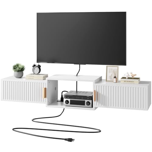 Mid Century Modern Floating TV Stand, view 3