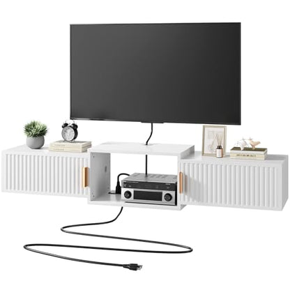 Mid Century Modern Floating TV Stand, view 3