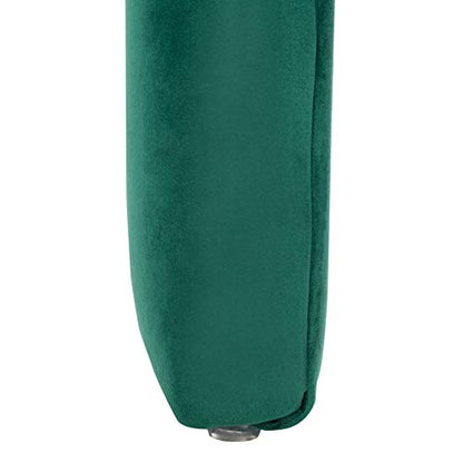 SAFAVIEH Furniture - Tenko Bench - Emerald - Solid Wood - Modern Shearling Design - Ideal for Entryway, Bedroom, Living Room, 18.5" Seat Height - Fully Assembled (BCH1300D)