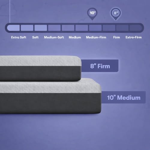 8 Inch RV Short Queen Mattress, Made in The USA, CertiPUR-US®, Oeko-Tex®, and Fiberglass-Free™ Certified Cooling Memory Foam Camper Bed - Firm