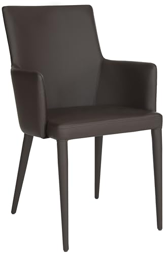 Safavieh Home Collection Summerset Mid-Century Modern Brown Arm Chair