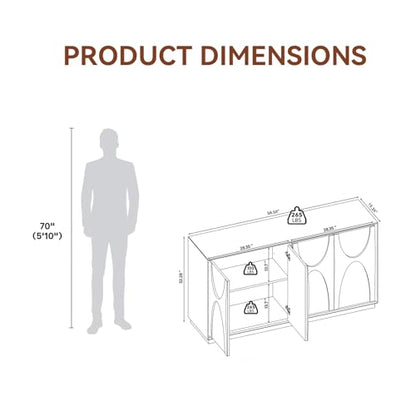 Sideboard Buffet Cabinet, view 4