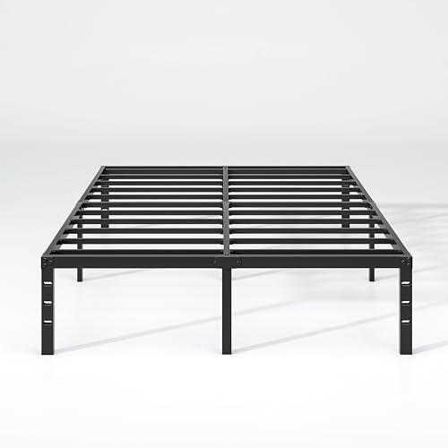 Metal Bed Frame,King Size Bed Frame with Storage Space,14 Inch, view 5