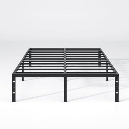 Metal Bed Frame,King Size Bed Frame with Storage Space,14 Inch, view 5