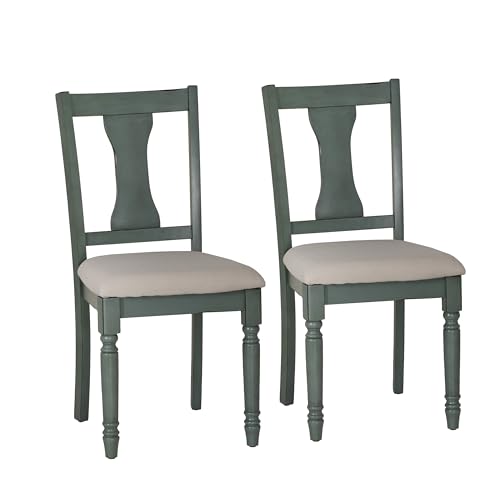 Powell Furniture Willow, Teal Blue, Set of 2 Side Chair