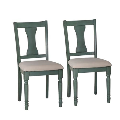 Powell Furniture Willow, Teal Blue, Set of 2 Side Chair