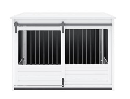 New Age Pet ECOFLEX Barn Door Dog Crate & End Table, view 3