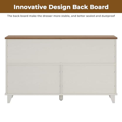 Farmhouse 6 Drawer Dresser for Bedroom, view 7