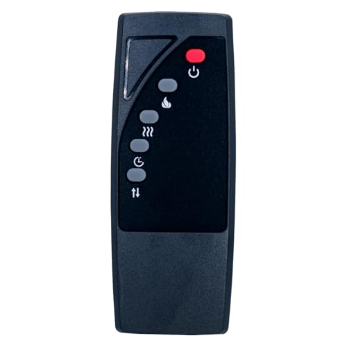Replacement Remote Control for Walker Edison Electric Fireplace RV26V80L-MT1,RV26V80M-MT1,RV28V80L-MT1,RV28V80M-MT1,RV30V80L-MT1,RV30V80M-MT1,RV33V80M-MT1,RV33V80L-MT1,RV36V80L-MT1,RV28V80H-MT1
