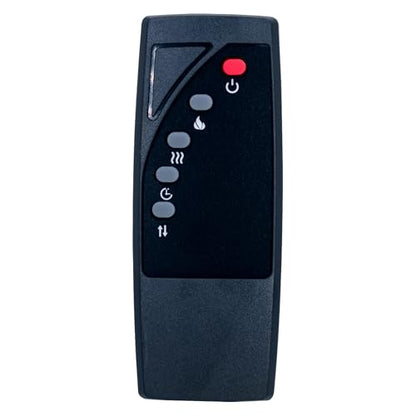 Replacement Remote Control for Walker Edison Electric Fireplace RV26V80L-MT1,RV26V80M-MT1,RV28V80L-MT1,RV28V80M-MT1,RV30V80L-MT1,RV30V80M-MT1,RV33V80M-MT1,RV33V80L-MT1,RV36V80L-MT1,RV28V80H-MT1