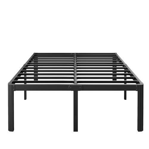 18in Full Size Bed Frame No Box Spring Needed, view 2