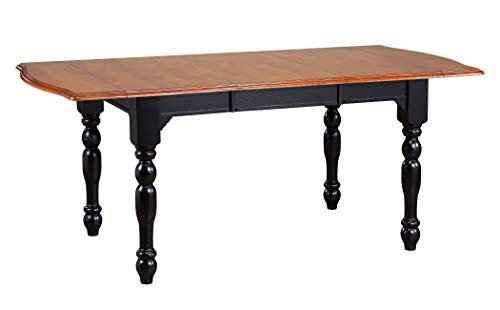 Black Cherry Selections Dining Table Set, Antique