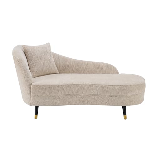Harlow Velvet Upholstered Chaise Lounge Chair Indoor, view 5