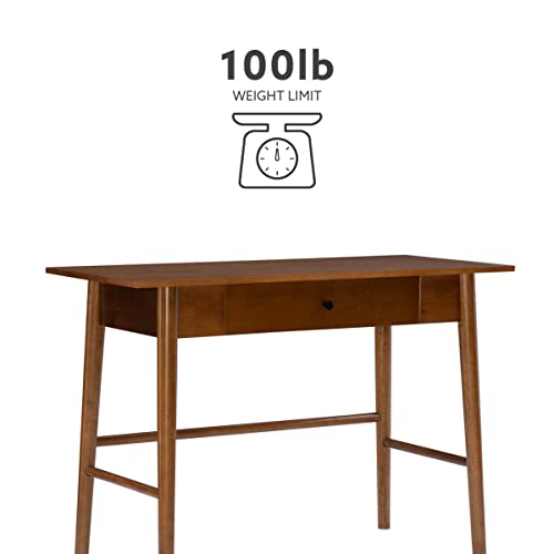 Melissa Mid Century Walnut Desk by, view 5