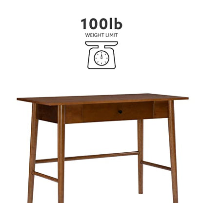 Melissa Mid Century Walnut Desk by, view 5