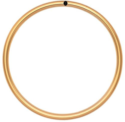 Meridian Furniture 432 XOXO Collection Modern | Contemporary Stainless Steel Wall Decor, Gold, 66.75" W x .75" D x 66.75" H