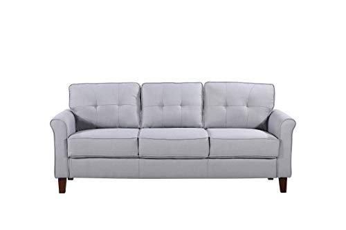 68" Tufted Modern Sofa, Chaise Lounge with Stable Structure, view 6