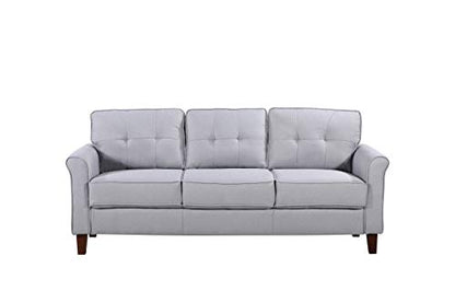 68" Tufted Modern Sofa, Chaise Lounge with Stable Structure, view 6