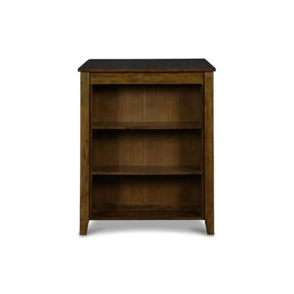 New Classic Furniture Gia Counter Table with Two Chairs and Storage Shelf, 30-Inch, Brown