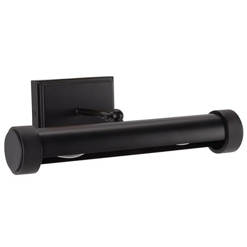 SAFAVIEH Lighting Collection - Andie Black 15" Metal Wall Sconce, Modern Hardwired Picture & Accent Light with LED Bulb, Downlight Design (SCN7001A)