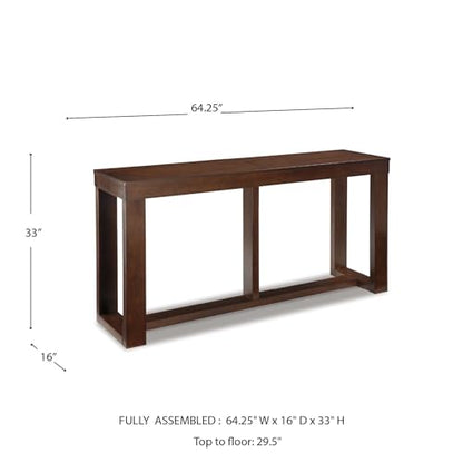 Signature Design by Ashley Watson Sofa Console Table, 64"L, Dark Brown, view 4