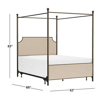 Furniture McArthur Queen Metal and Upholstered Bed, view 4