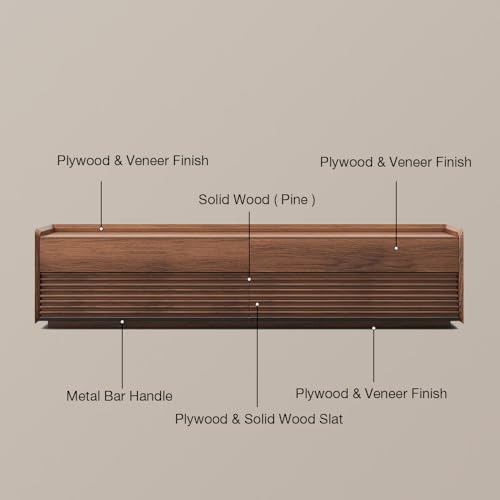 Fully-Assembled Mid Century Modern TV Stand, view 4