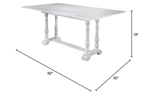 SEI Furniture Edenderry Farmhouse Folding Console Dining Table