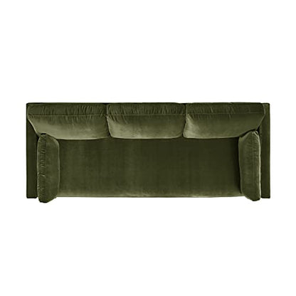 Jennifer Taylor Home Knox 84" Modern Farmhouse Performance Velvet Living Room Sofa Couch