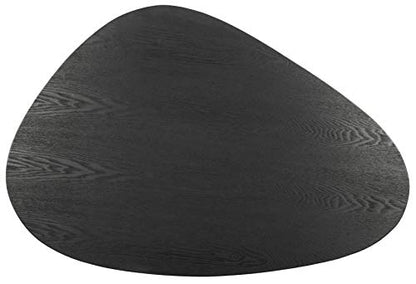 Safavieh Home Collection Rocco Retro Mid-Century Black Wood Coffee Table
