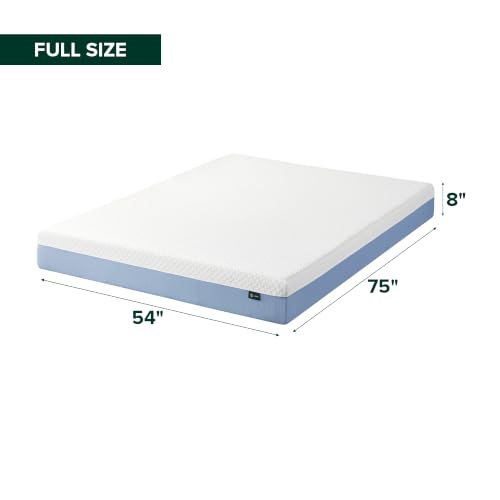 8 Inch Full Cooling Essential Memory Foam Mattress, Medium Feel, view 3