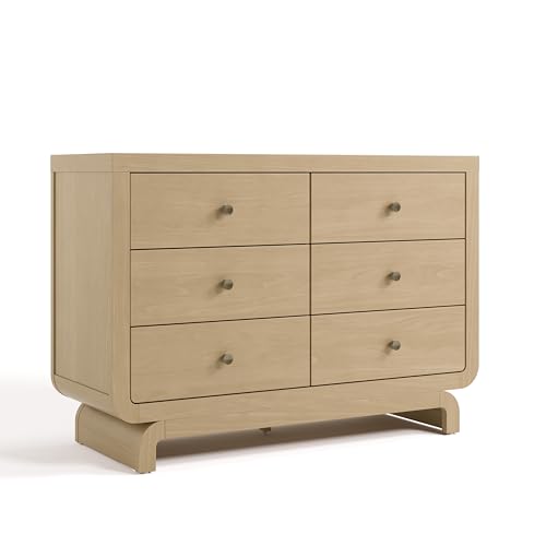 Santorini 6 Drawer Double Dresser, Driftwood, view 2