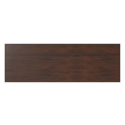 Artisan TV Stand - 48 inch Wide Solid Wood Media Console in Russet Brown, Contemporary Entertainment Center for Living Room for TVs up to 55 Inches with Drawers and Cable Management