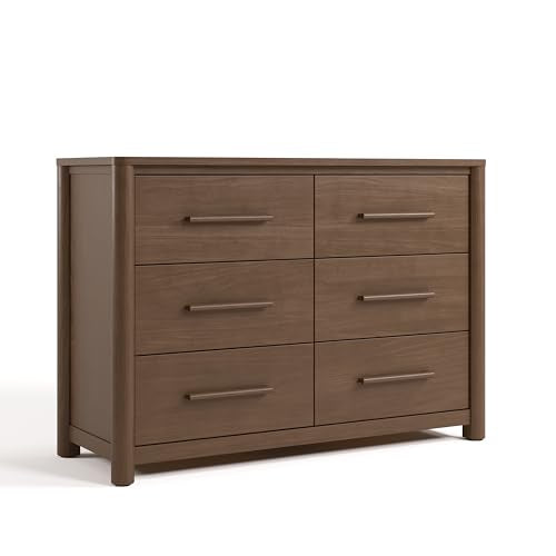 Malta 6 Drawer Dresser, Hazelnut, view 2