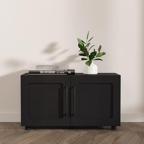32 Inch Modular Sideboard Storage Cabinet with Soft-Close Doors, view 3