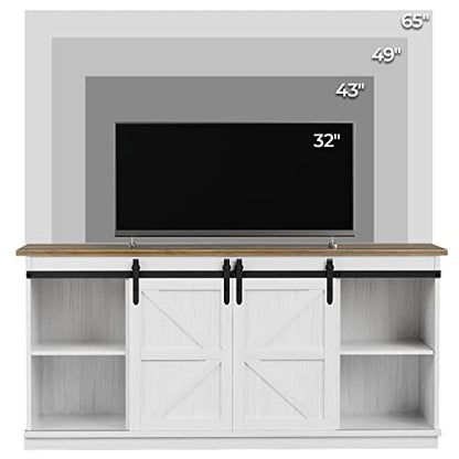 ZPK Farmhouse TV Stand for 65 Inch TV, view 7