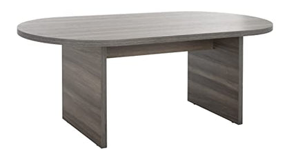 Safavieh Home Collection Gareth Modern Distressed Black Oval Top Coffee Table, Medium