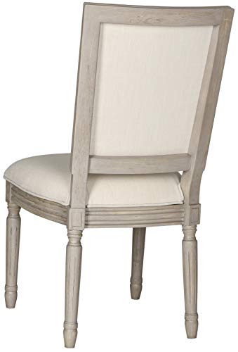 SAFAVIEH Home Collection Buchanan French Brasserie Linen Side Chair