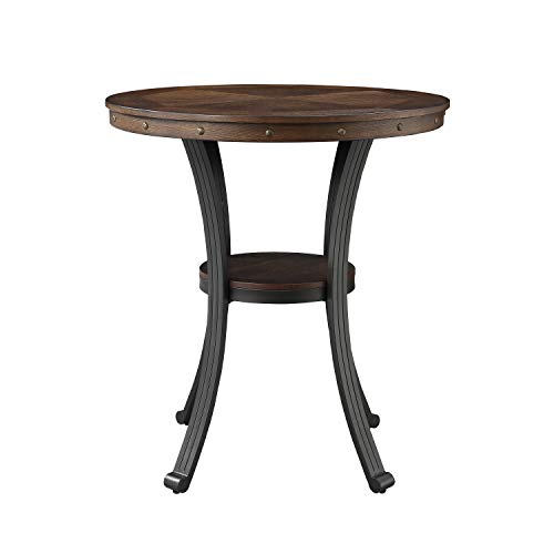 Powell Furniture Franklin Pub Table, Multicolor 36" x 36" x 40"