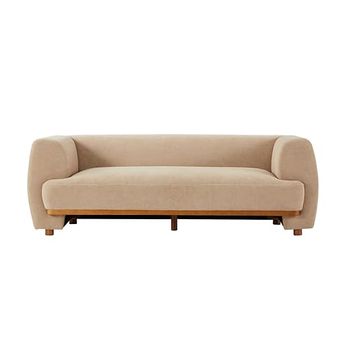 79" Nomad Velvet Sofa Mid Century Modern Sofa Couch for Living Room, view 5