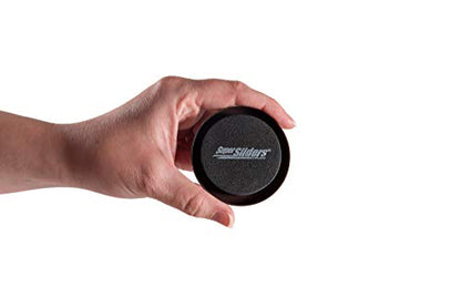 2-1/2" Round Reusable Furniture Sliders for Carpet, Anti-Slip Protective Furniture Moving Pads for Beds, Sofas, Dressers, Set of 8, Black