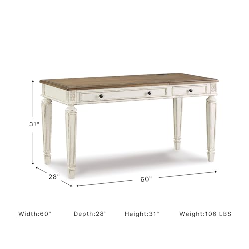 Signature Design by Ashley Realyn Lift Top Standing Desk, 60 in, Two-Tone, view 4