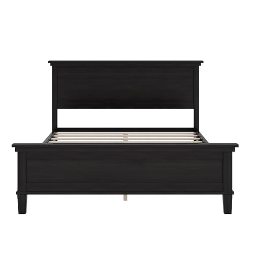 Full Size Wood Platform Bed Frame with Headboard, view 7