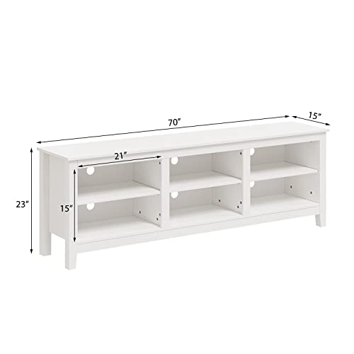 TV Stand with 6 Cubby for 75 inch TV, view 3