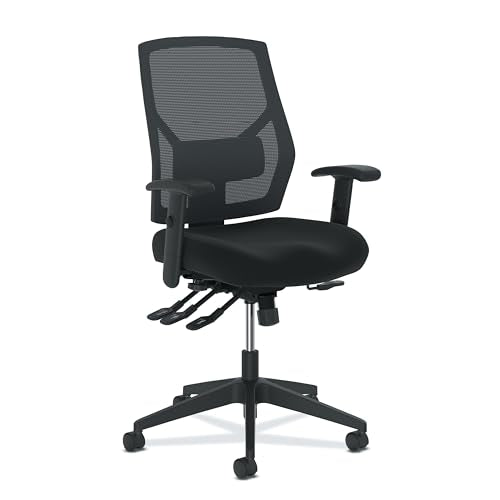 Crio Ergonomic Office Chair, Office Desk Computer Chair, Black, view 2