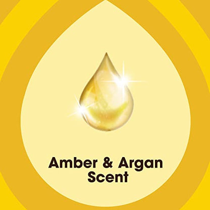 Pledge Moisturizing Wood Oil, Furniture Reviving & Protecting Conditioner and Dusting Spray, Revitalizes Wood, Sealed Leather & Laminate, Made with Mineral Oils - Amber & Argan Scent, 9.7oz, Pack of 3